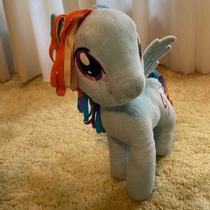 My Little Pony Rainbow Dash 12" Plush Stuffed Toy Blue Pony